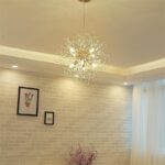 Dutti D0049 LED chandelier crystal Nordic style Postmodern minimalist for restaurant living room bedroom clothing shop bar dandelion personality Creative art led Pendant Light